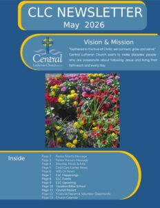 January 26 Central Newsletter