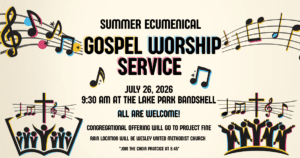 July 28, 2026 Ecumencial Service